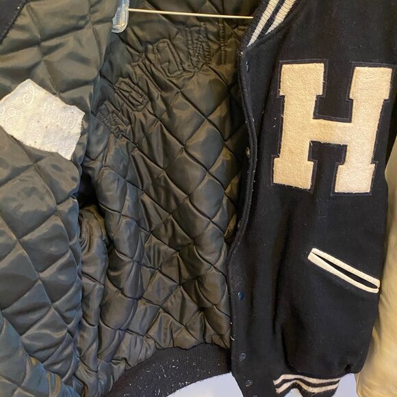 Vintage 1989 XL Huntington High School Letterman Jacket - Picture 9 of 12